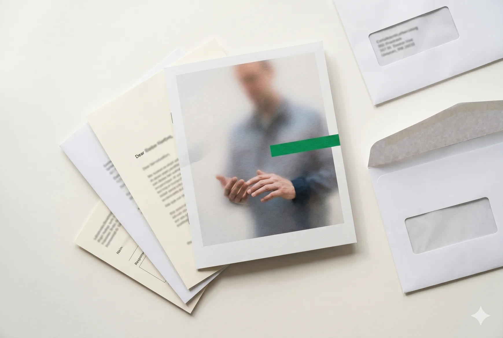 Print Mailing mit Anschreiben, Beilage und Couvert